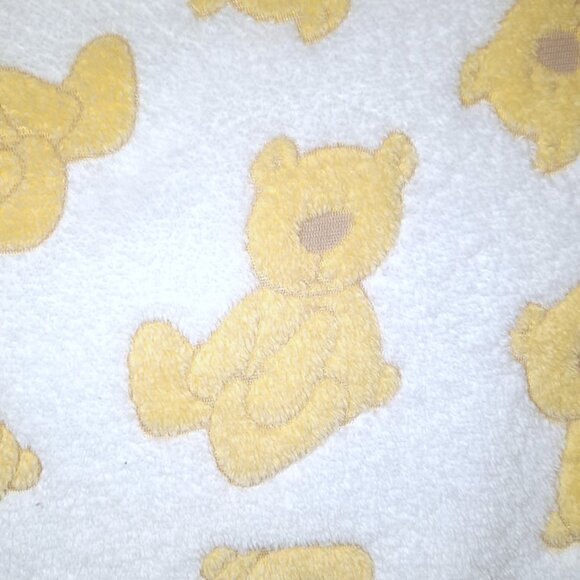 Tadpoles Yellow Bear Security Lovey Blanket 30" X 39" - Picture 4 of 6